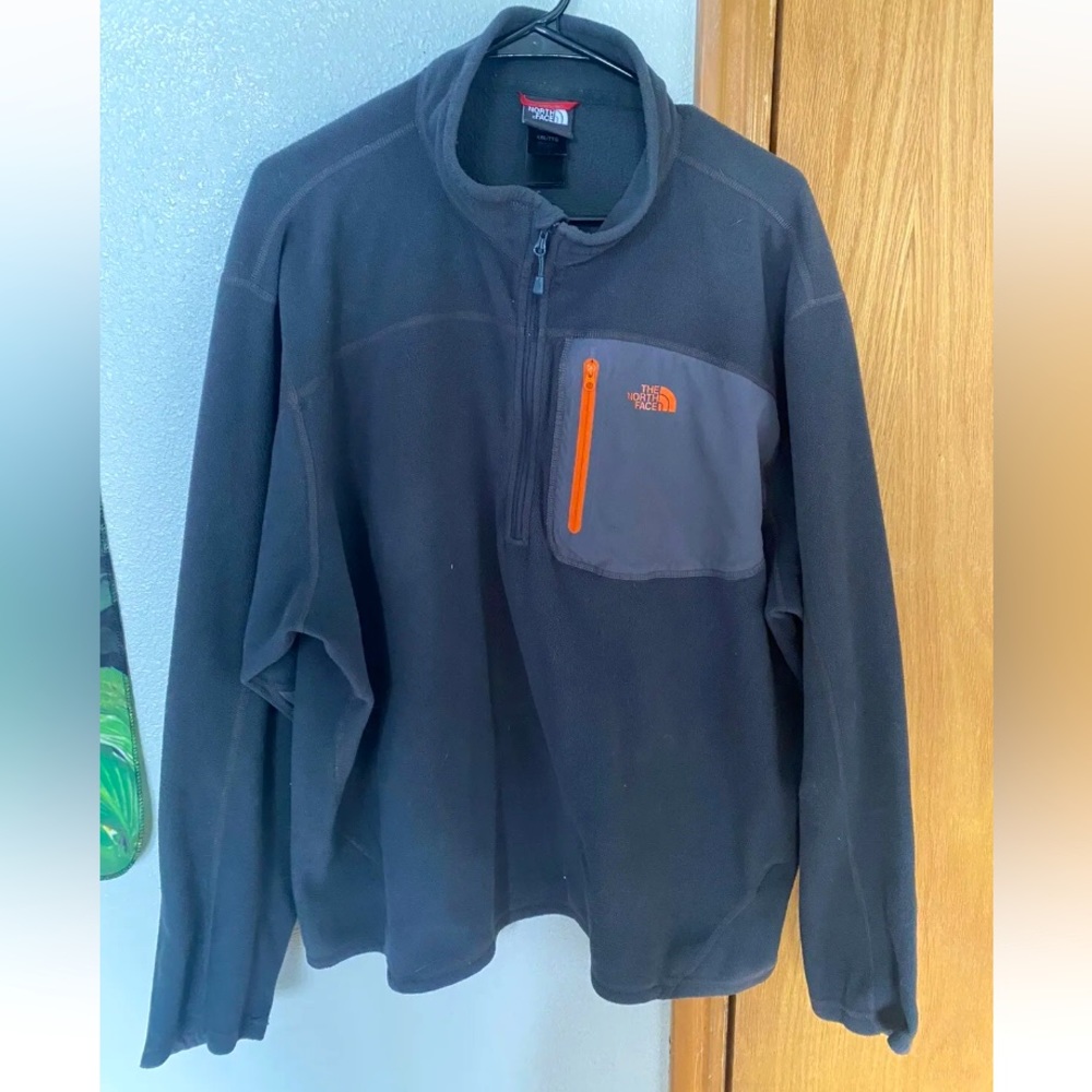 north face mens fleece jacket xxl